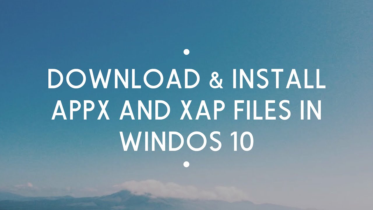 Download Appx File For Windows Phone